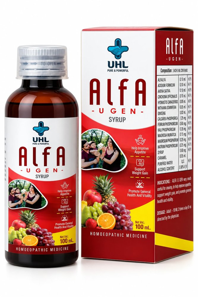 ALFA U GEN General Tonic — UHL homoeopathic 100ml pack