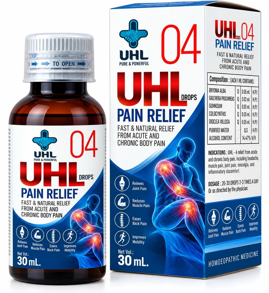 UHL DROP 04 Pain Relief — UHL homoeopathic 30ml drops